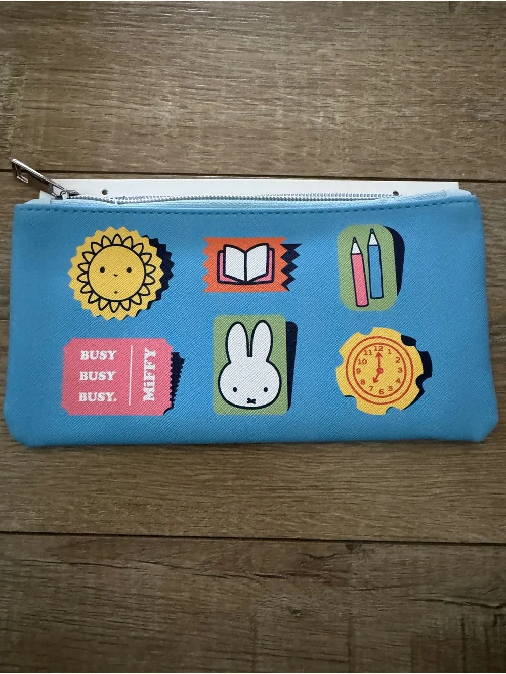 MIFFY and friends Blue Pencil Pouch NWT